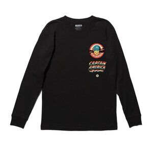 Stance Unisex Long Sleeve Small Tee Captain America